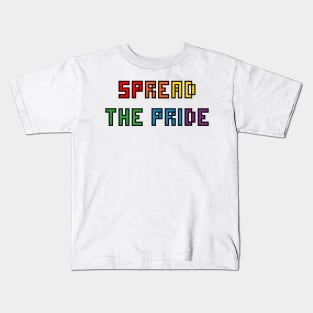 LGBTQ+ Spread The Pride - Pride Month Rainbow Kids T-Shirt